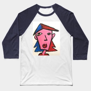 PInk Face Garbage Lady Baseball T-Shirt